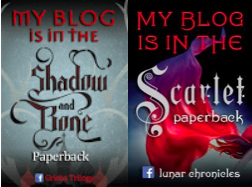 My blog is in the Shadow and Bone paperback